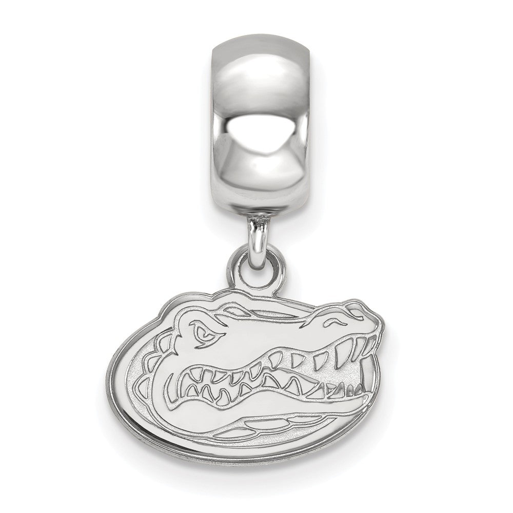 LogoArt Sterling Silver Furman University Large Enamel Pendant Necklace