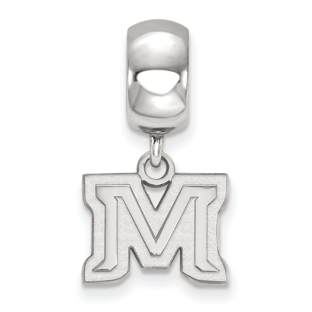 LogoArt Sterling Silver Montana State University Bead Charm Charm Xs Dangle Bead Charm