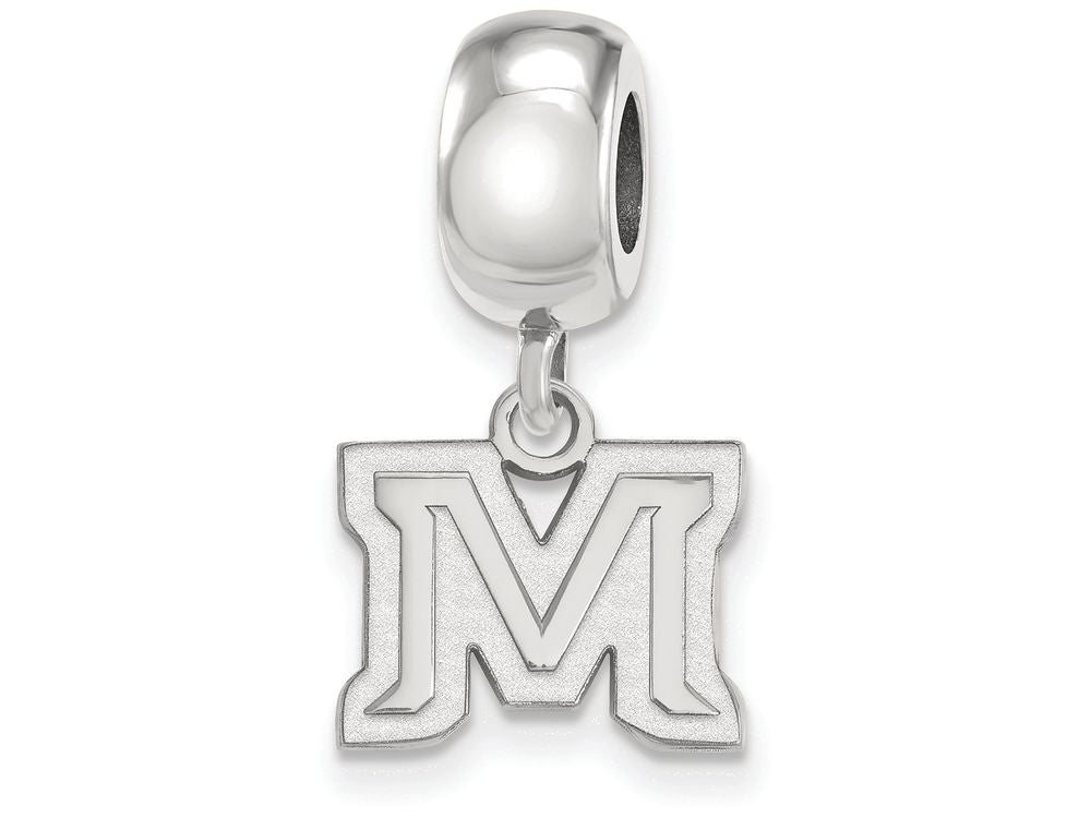 LogoArt Sterling Silver Montana State University Bead Charm Charm Xs Dangle Bead Charm