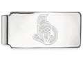 Logoart 925 Sterling Silver Ottawa Senators Money Clip