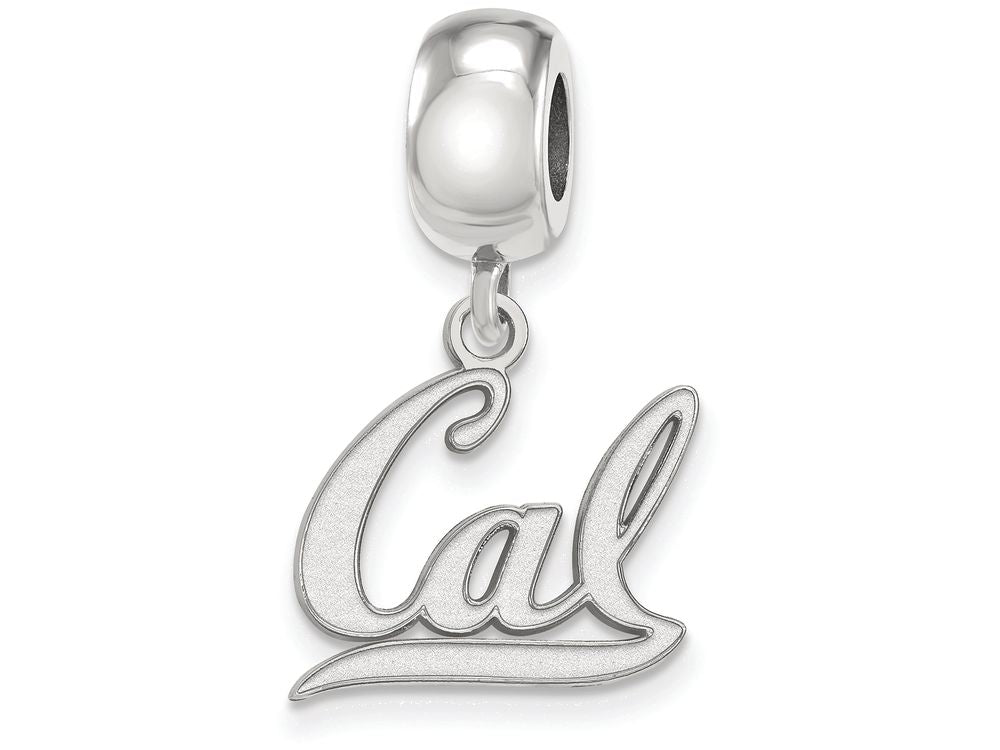 LogoArt Sterling Silver University Of California Berkeley Bead Charm Charm Small Dangle Bead Charm