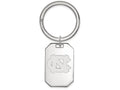 Logoart 925 Sterling Silver University Of North Carolina Key Chain