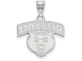 LogoArt Sterling Silver Baylor University Medium Pendant Necklace