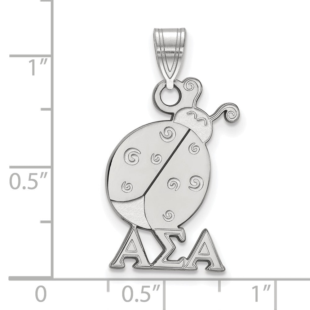 LogoArt Sterling Silver Georgia Southern University Large Pendant Necklace