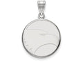 LogoArt Sterling Silver Georgia Southern University Large Pendant Necklace