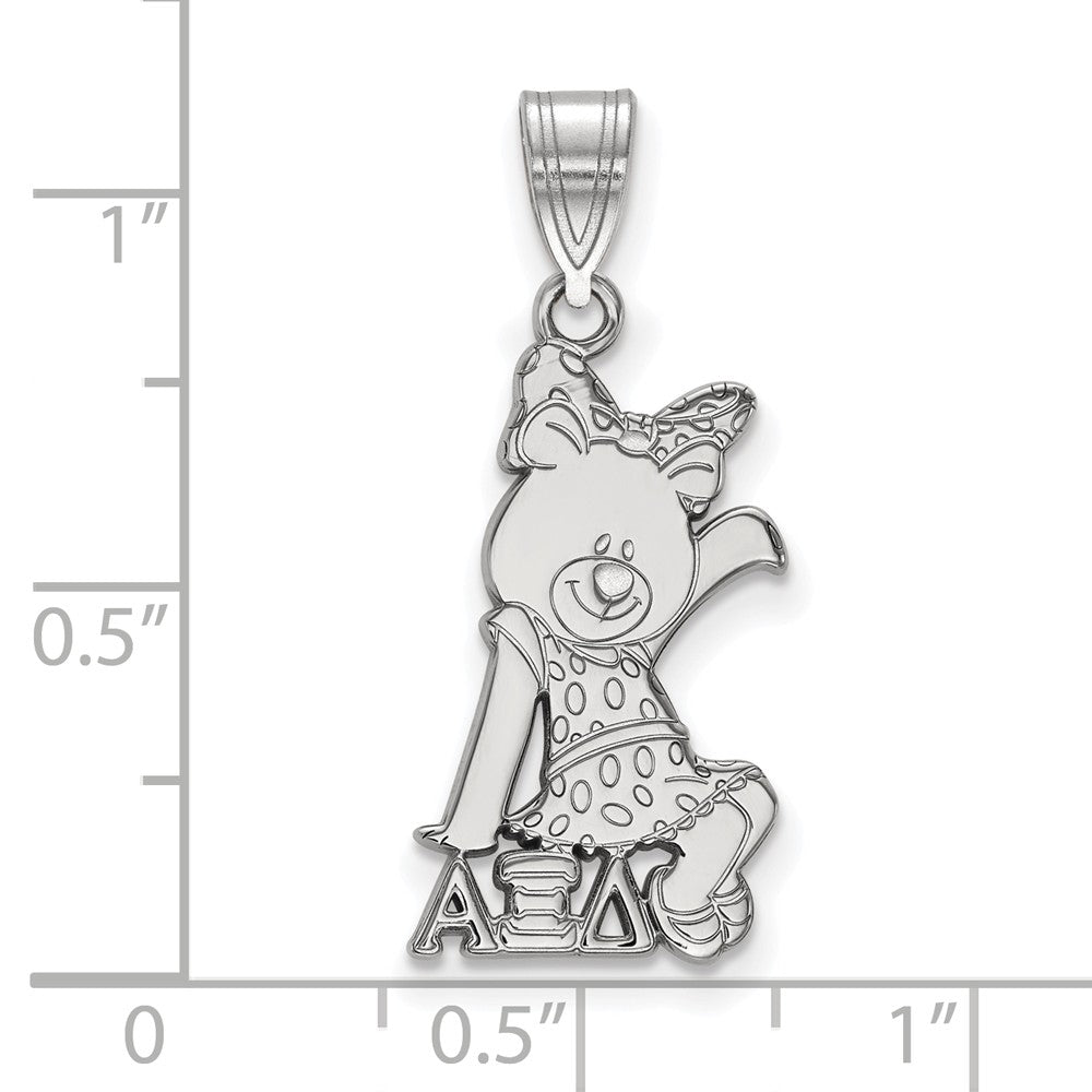 LogoArt Sterling Silver Iowa State University Large Pendant Necklace