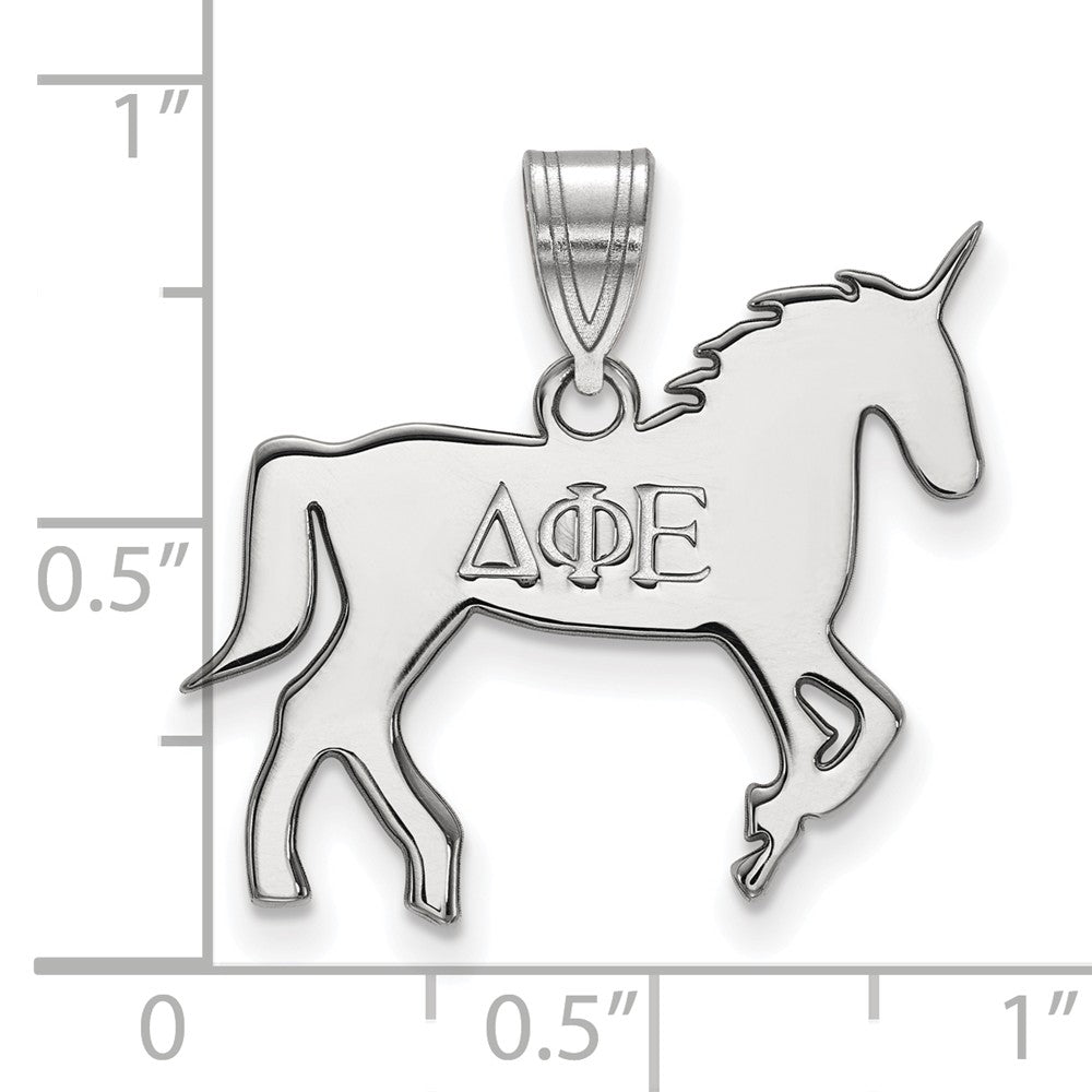 LogoArt Sterling Silver Detroit Red Wings Small Dog Tag Pendant Necklace