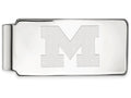 Logoart 925 Sterling Silver Michigan (univ Of) Money Clip
