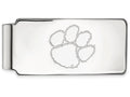 Logoart 925 Sterling Silver Clemson University Money Clip