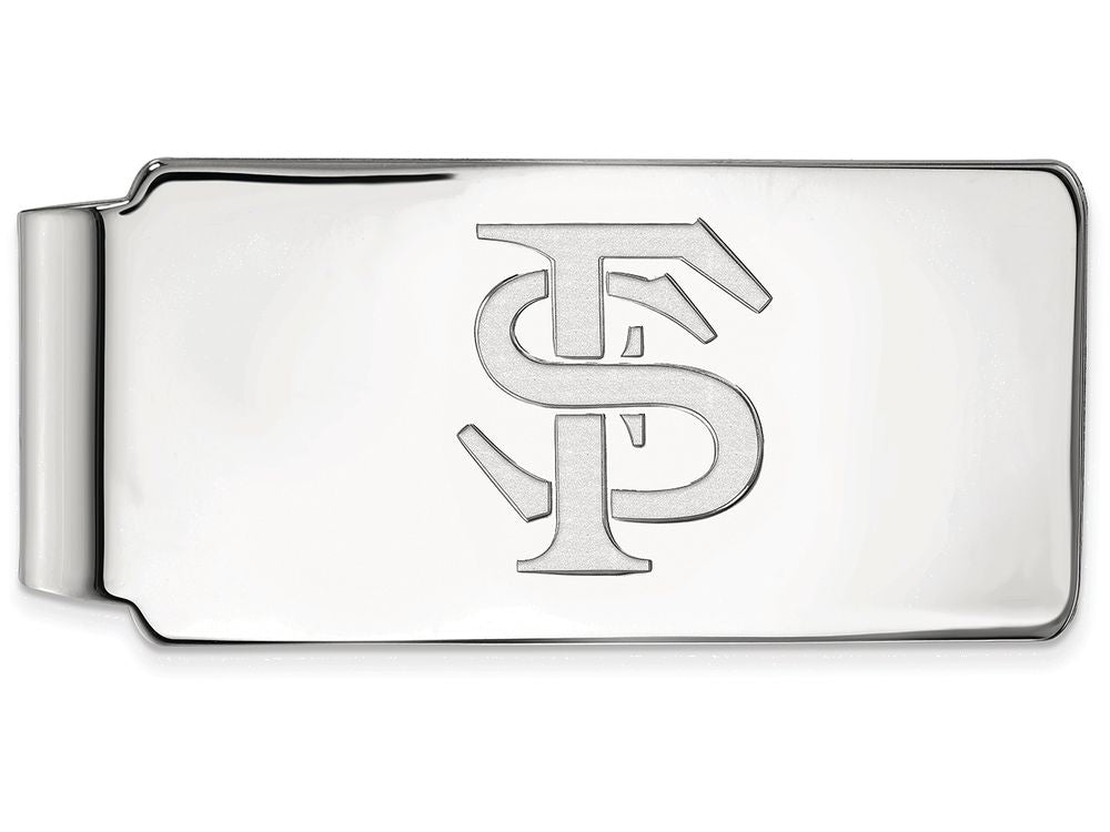 Logoart 925 Sterling Silver Florida State University Money Clip
