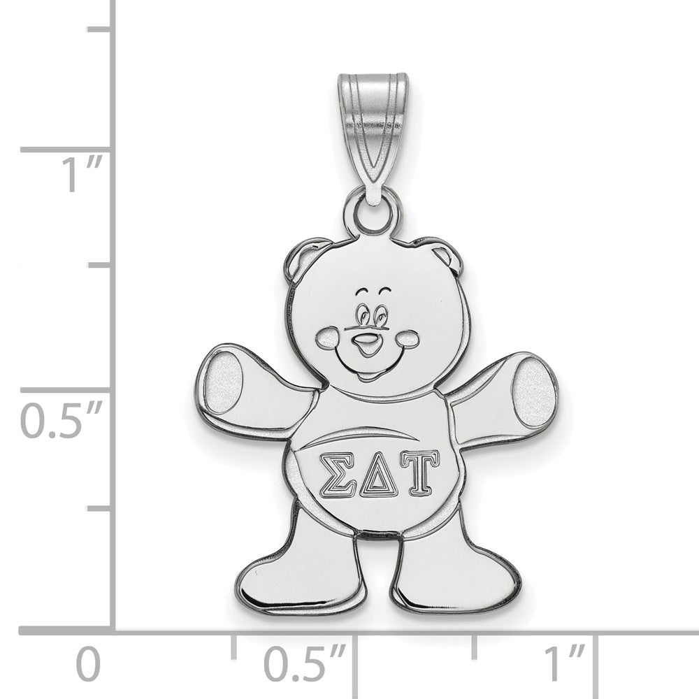 LogoArt Sterling Silver Georgia Southern University Large Pendant Necklace