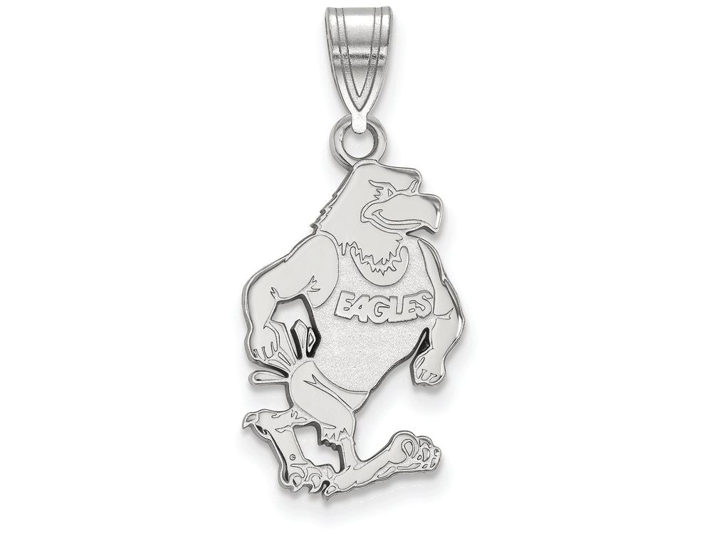 LogoArt Sterling Silver Georgia Southern University Large Pendant Necklace