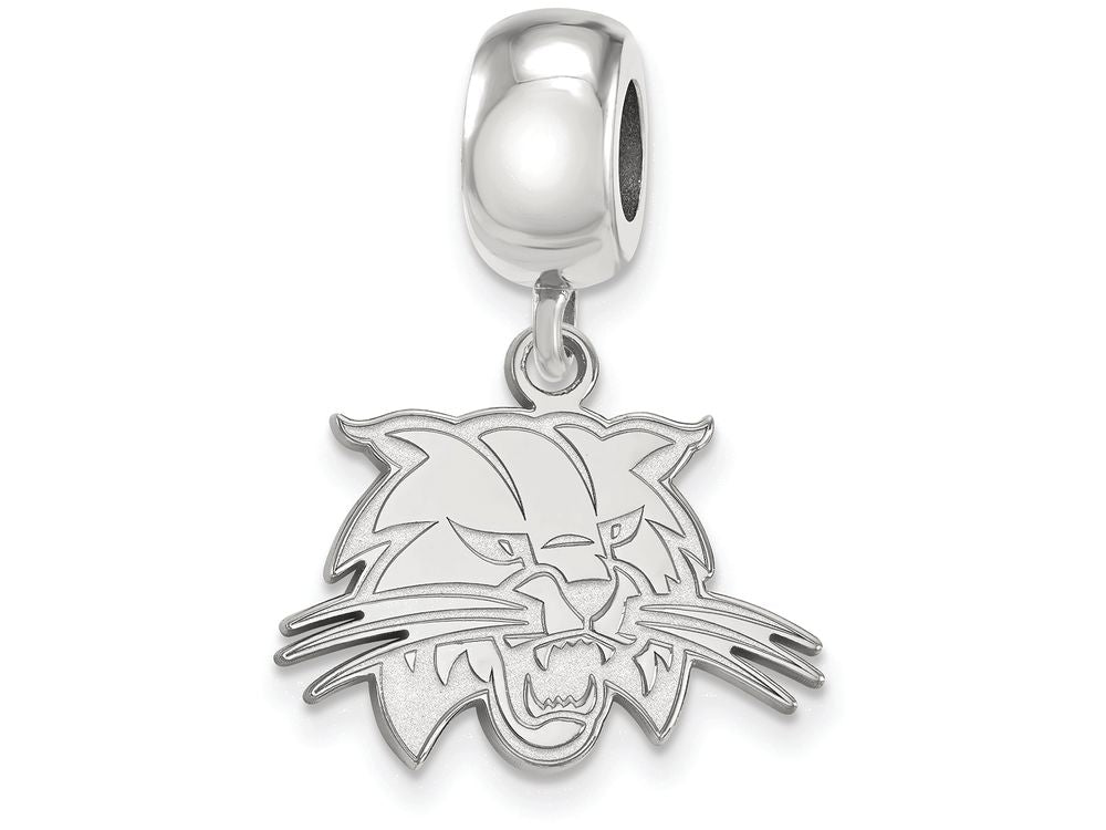 LogoArt Sterling Silver Ohio University Bead Charm Charm Small Dangle Bead Charm