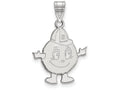 LogoArt Sterling Silver Syracuse University Large Pendant Necklace