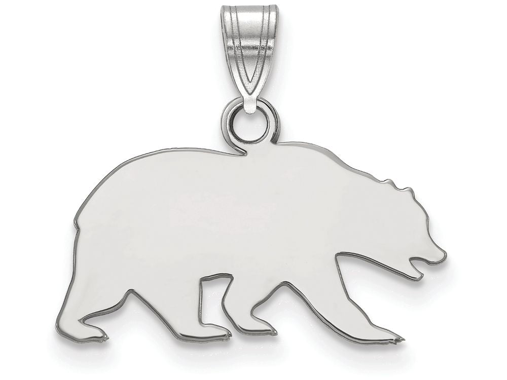 LogoArt Sterling Silver University Of California Berkeley Small Pendant Necklace