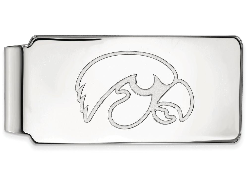 Logoart 925 Sterling Silver University Of Iowa Money Clip