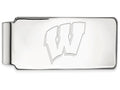 Logoart 925 Sterling Silver University Of Wisconsin Money Clip