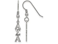 LogoArt Sterling Silver Alpha Sigma Alpha Small Dangle Earrings