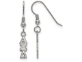 LogoArt Sterling Silver Alpha Xi Delta Small Dangle Earrings