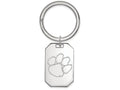 Logoart 925 Sterling Silver Clemson University Key Chain