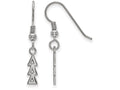 LogoArt Sterling Silver Delta Delta Delta Small Dangle Earrings