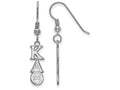 LogoArt Sterling Silver Kappa Alpha Theta Small Dangle Earrings