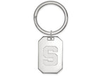 Logoart 925 Sterling Silver Michigan State University Key Chain