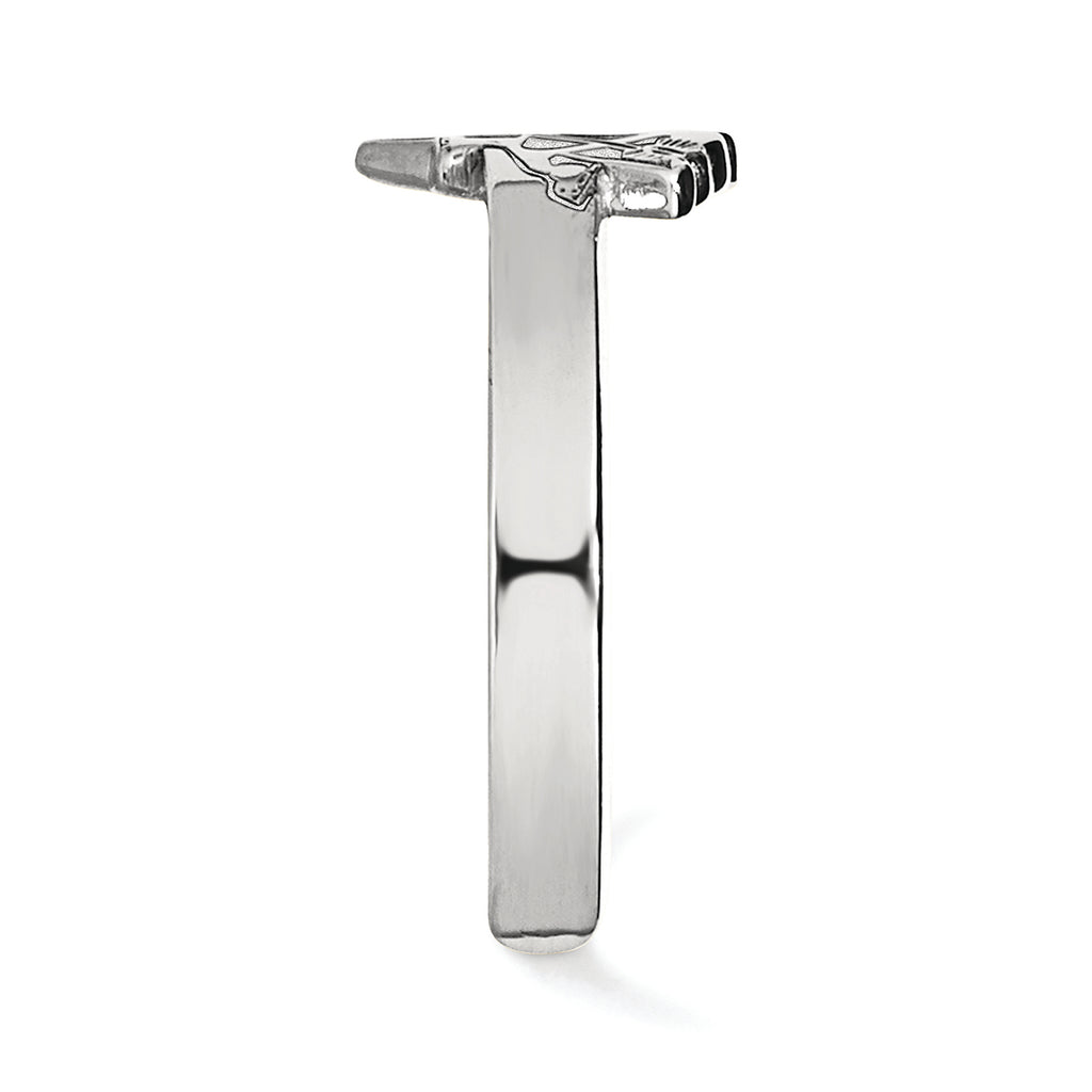 LogoArt Sterling Silver Pittsburgh Penguins Toe Ring