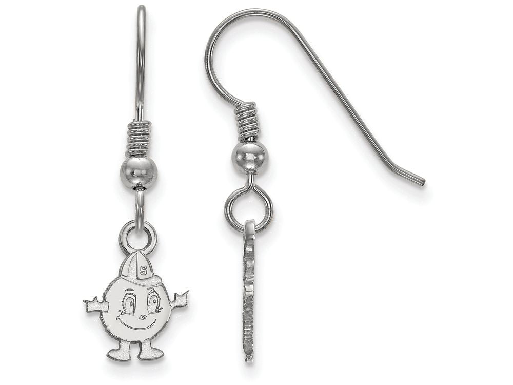 LogoArt Sterling Silver Syracuse University Xs Dangle Earrings Wire
