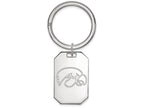 Logoart 925 Sterling Silver University Of Iowa Key Chain