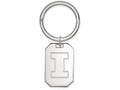 Logoart 925 Sterling Silver University Of Illinois Key Chain