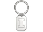 Logoart 925 Sterling Silver University Of Illinois Key Chain