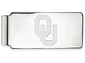 Logoart 925 Sterling Silver University Of Oklahoma Money Clip