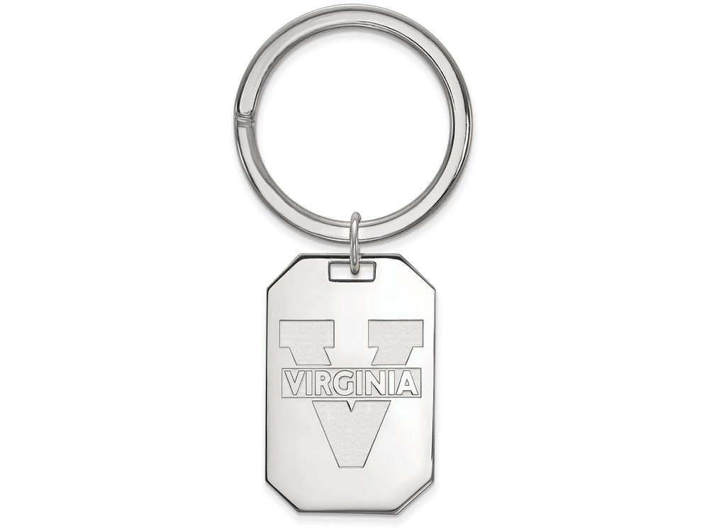 Logoart 925 Sterling Silver University Of Virginia Key Chain