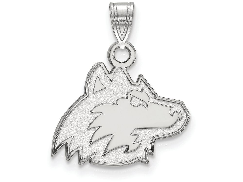 LogoArt Sterling Silver Northern Illinois University Small Pendant Necklace
