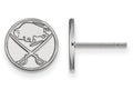 Logoart 925 Sterling Silver Buffalo Sabres Extra Small Post Earrings