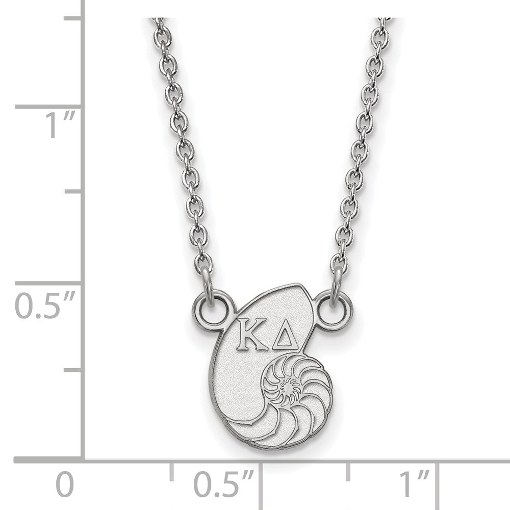 LogoArt Sterling Silver East Carolina University Large Enamel Pendant Necklace