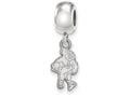 LogoArt Sterling Silver Iowa State University Bead Charm Charm Small Dangle Bead Charm