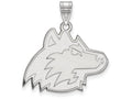 LogoArt Sterling Silver Northern Illinois University Large Pendant Necklace