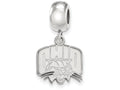 LogoArt Sterling Silver Ohio University Small Bead Charm Charm Dangle Bead Charm