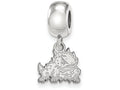 LogoArt Sterling Silver Texas Christian University Bead Charm Charm Xs Dangle Bead Charm