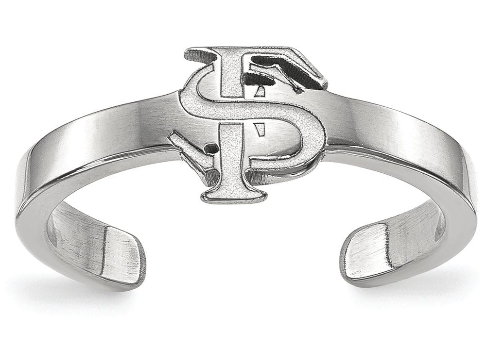 LogoArt Sterling Silver Florida State University Toe Ring
