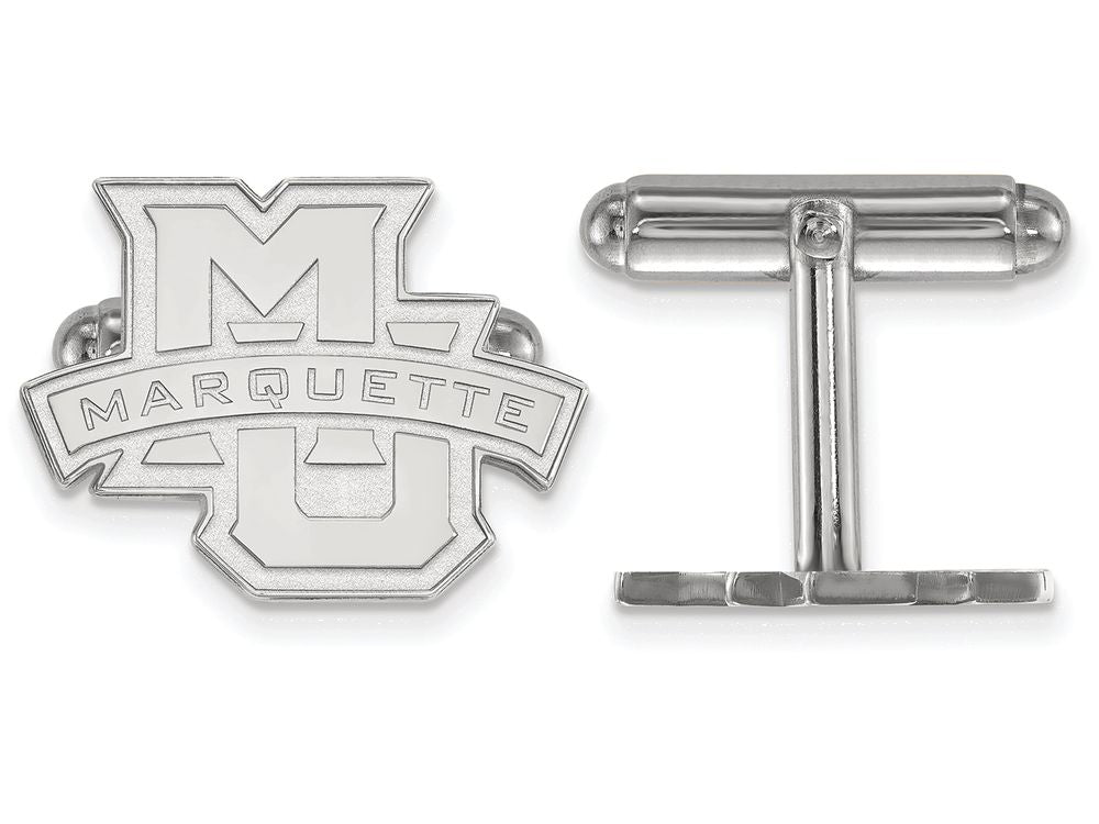 LogoArt Sterling Silver Marquette University Cuff Links