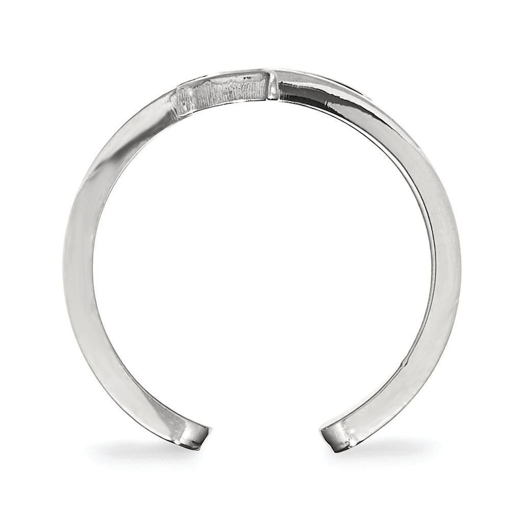 LogoArt Sterling Silver University Of Alabama Toe Ring