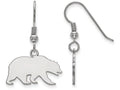 LogoArt Sterling Silver University Of California Berkeley Small Dangle Earrings Wire