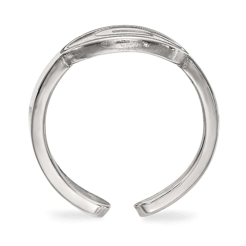 LogoArt Sterling Silver University Of Georgia Toe Ring