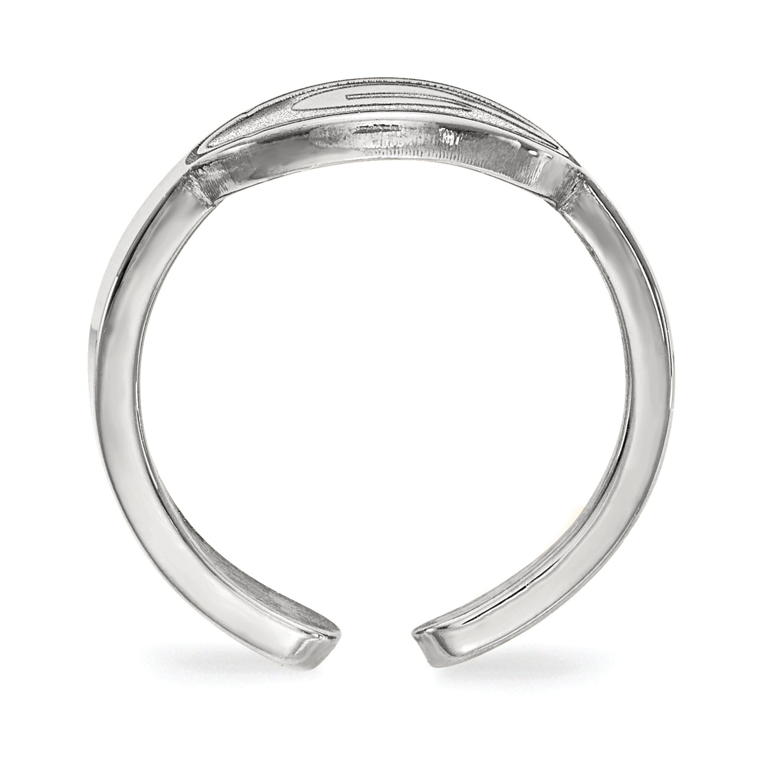 LogoArt Sterling Silver University Of Georgia Toe Ring