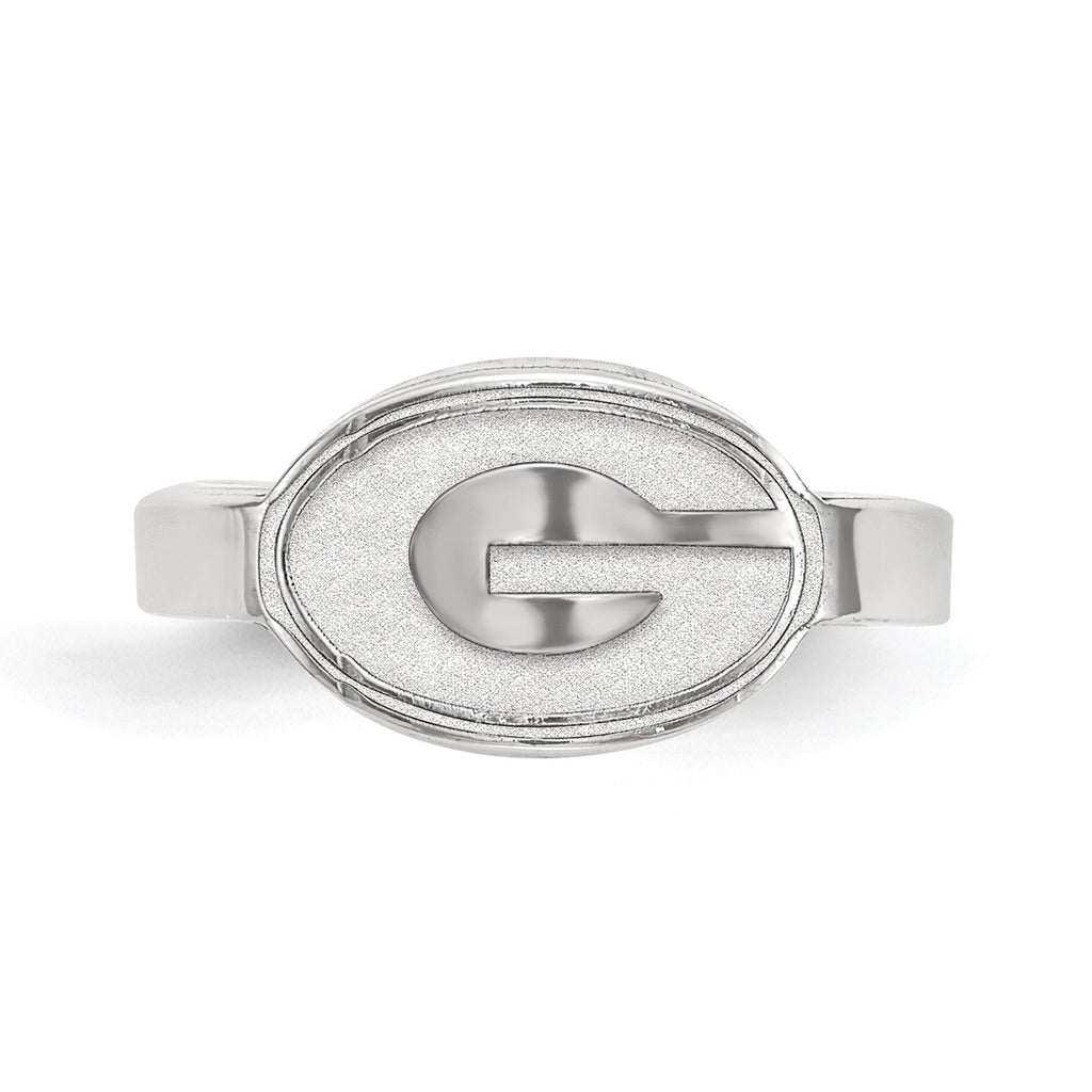 LogoArt Sterling Silver University Of Georgia Toe Ring