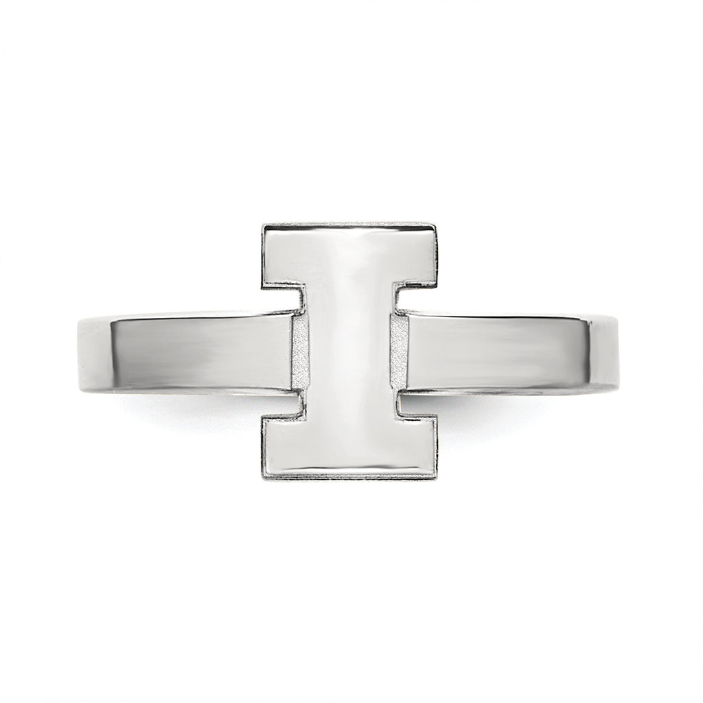 LogoArt Sterling Silver University Of Illinois Toe Ring