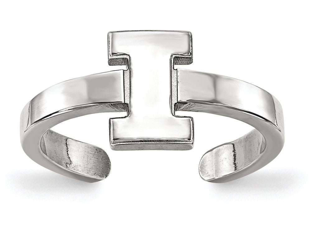 LogoArt Sterling Silver University Of Illinois Toe Ring
